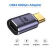 CY 40Gbps USB4 Type C Male to Female Straight Connector 100W Power Data 8K Video Adapter for USB4.0 view 2