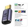 CY 40Gbps USB4 Type C Male to Female Straight Connector 100W Power Data 8K Video Adapter for USB4.0 view 3