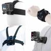 Accessories Kit for Insta360 One X3 X2 X RS R GO 2, Head Strap Mount + Chest Mount Harness + Backpack Clip Holder + 360Rotating Wrist Strap Compatible for GoPro Hero 12 11 10 9 8 7 view 1