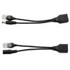 LUORNG POE Splitter Injector Kit 1Pair Power Over Ethernet Passive PoE Adapter Injector Splitter Cable with 5.5x2.1mm DC Connector 12V view 1