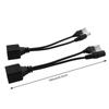 LUORNG POE Splitter Injector Kit 1Pair Power Over Ethernet Passive PoE Adapter Injector Splitter Cable with 5.5x2.1mm DC Connector 12V view 3