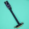 ADT-Link PCIe x4 to M.2 NVMe/M.2 Key A/Mini Pcie Extender Adapter Extension Cable Riser Adapter (5cm, R25SF) view 3