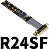 ADT-Link PCIe x4 to M.2 NVMe/M.2 Key A/Mini Pcie Extender Adapter Extension Cable Riser Adapter (5cm, R24SF) view 2