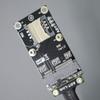 ADT-Link PCIe x4 to M.2 NVMe/M.2 Key A/Mini Pcie Extender Adapter Extension Cable Riser Adapter (10cm, R26SF) view 3