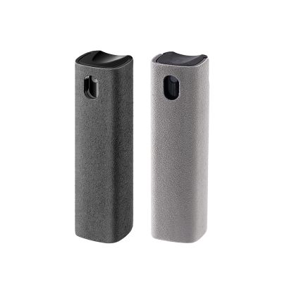 YTT Screen Cleaner,Screen Cleaner Spray for All Phones, Laptop and Tablet Screens,Two in One Spray and Microfiber Cloth/Grey Light Grey 2pack