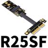 ADT-Link PCIe x4 to M.2 NVMe/M.2 Key A/Mini Pcie Extender Adapter Extension Cable Riser Adapter (15cm, R25SF) view 2