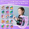 Kids Smart Watches Girls Age 5-12, 26 Games High-Resolution Touchscreen Kids Watch with Video Camera Music Player Pedometer Flashlight 12/24 hr Educational Toys Birthday Gifts for Girls Ages 6 7 8 view 2