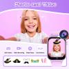Kids Smart Watches Girls Age 5-12, 26 Games High-Resolution Touchscreen Kids Watch with Video Camera Music Player Pedometer Flashlight 12/24 hr Educational Toys Birthday Gifts for Girls Ages 6 7 8 view 3