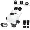 1080P 38MP HDMI Camera Microscope Set 3.5X-90X Simul-Focal Trinocular Stereo Zoom Microscope Motherboard Repair Tool (Color : 38MP add CTV 0.5X) view 4