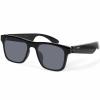 SKCT Smart Glasses, Black with 3 styles of Switchable Lenses, Bluetooth Audio, Hands Free Calling, Open Air Audio, Auto On/Off, Black and Blue Polarized lenses and Clear Anti Blue Light lens included view 1