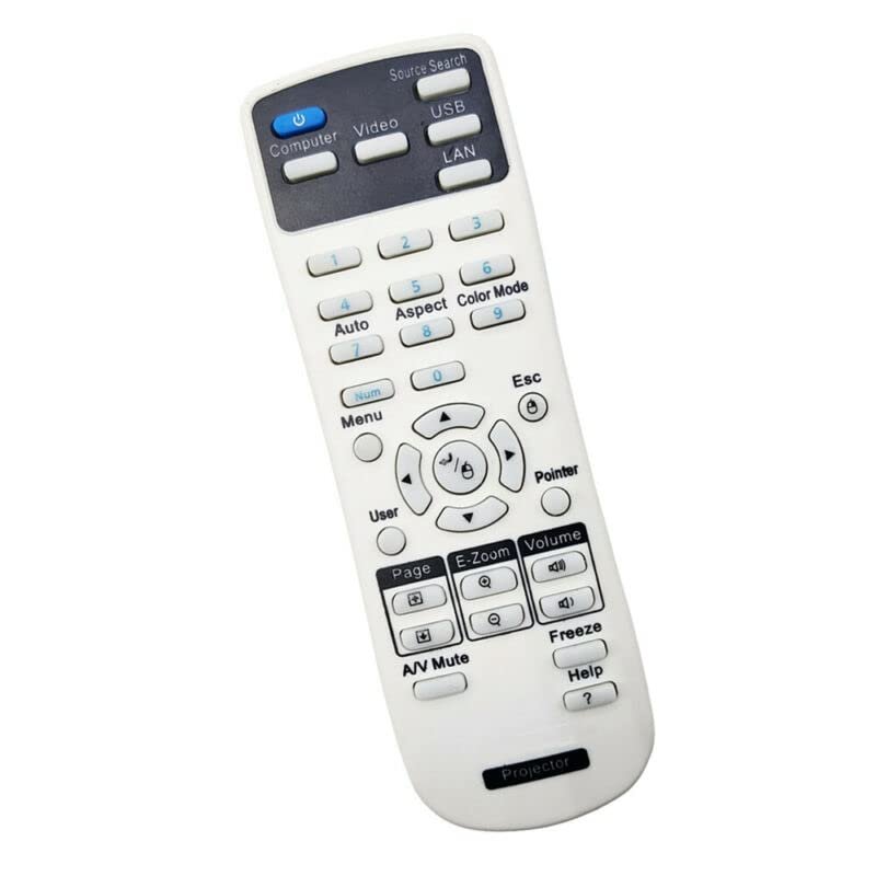 Replacement Remote Control Work for TV/Audio/Projector for Ep-s0n PowerLite 1835 450W 460/824+/ 825+ Projector