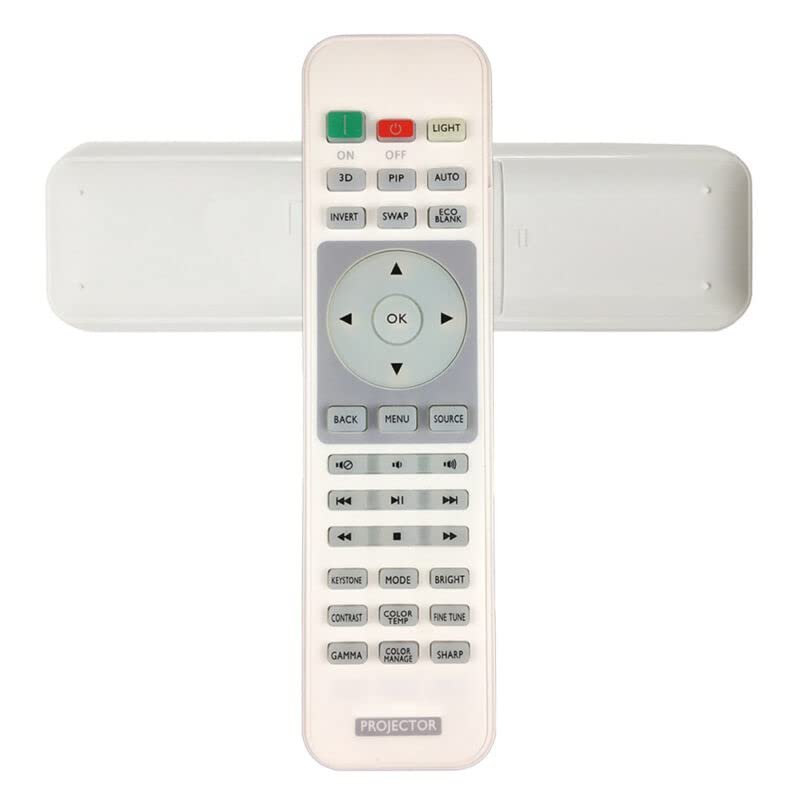 Replacement Remote Control Work for TV/Audio/Projector W1075 W1080 W1080ST+ W1090 W2000 for Benq LCD Projector