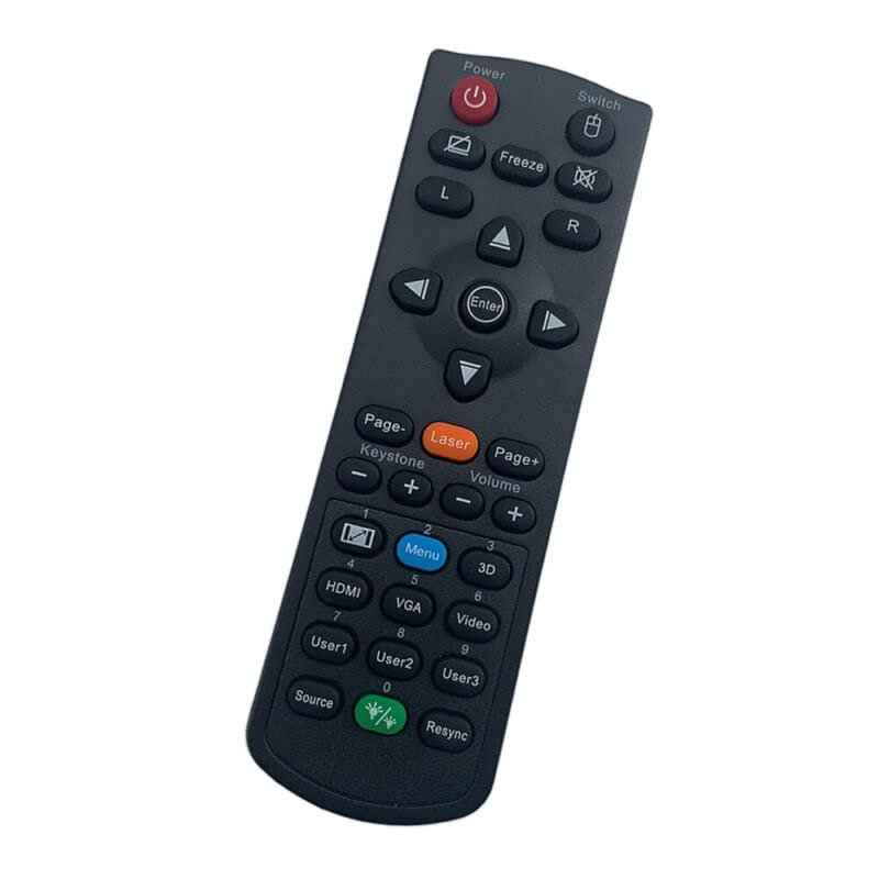 Replacement Remote Control Work for TV/Audio/Projector for Optoma DLP Projector EH320UST EH319UST GT5000 GT5500 EHSNZUST