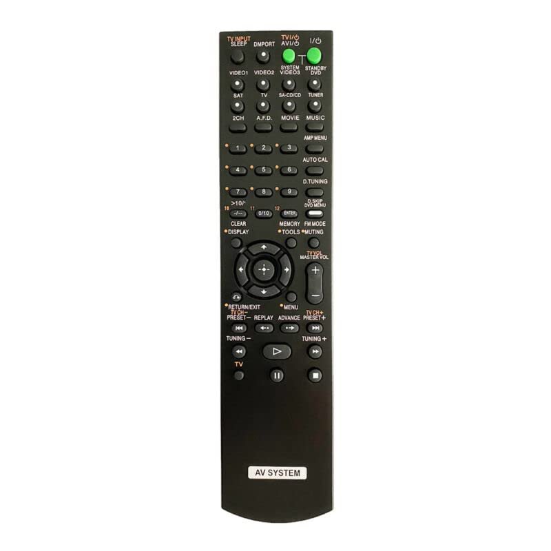 Replacement Remote Control Work for TV/Audio/Projector for Sony RM-AAP049 STR-DH810 7.1 Channel Home Theater