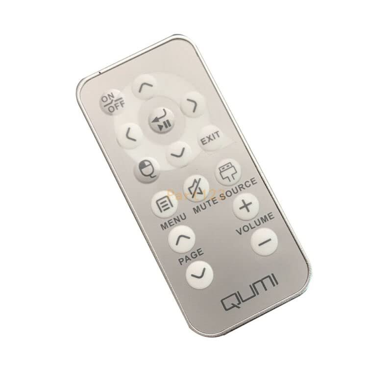 Replacement Remote Control Work for TV/Audio/Projector Projector for Vivitek QUMI Q5 Q2 Q7