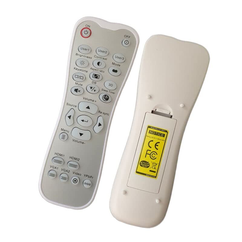Replacement Remote Control Work for TV/Audio/Projector VDHDNL EH200ST ET700X ET700XE for Optoma LCD Projector