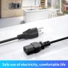 QYD 3 Prong Monitor Power Cord, 10a 125v Power Cord, 6FT Computer Power Cable Replacement for Dell, Samsung, Toshiba, LG, Sharp, Sony, AOC, BenQ, Acer, Asus, ViewSonic, HP, Compaq PC Monitor, 1 Pack view 3