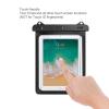 8.7-11 inch Tablet Waterproof Pouch Case Dry Bag for Samsung Galaxy Tab A7 Lite 8.7, S8 11, A7 10.4, A8 10.5, Active Pro 10.1, iPad Pro 11, iPad Air 10.9, Fire HD 10, Microsoft Surface Go 10.5 (Black) view 3
