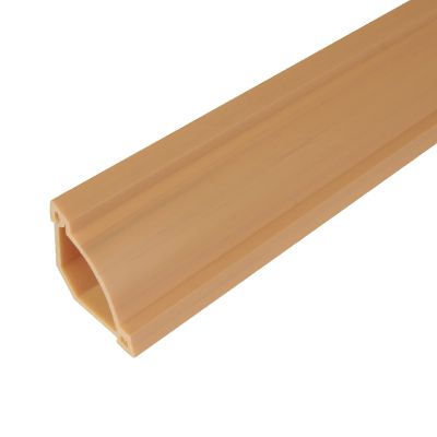 LZMZMQ Home/Office Cord Cover for Wall Corner, Cuttable PVC Cable Raceways Self-Adhesive, Protect Wires & Prevent Cable Trips, Wall/Floor Mount, 1.5mm Thick (Color : Style-4, Size : 3.3ft(100cm))
