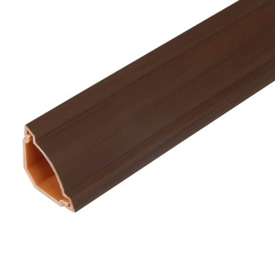 LZMZMQ Home/Office Cord Cover for Wall Corner, Cuttable PVC Cable Raceways Self-Adhesive, Protect Wires & Prevent Cable Trips, Wall/Floor Mount, 1.5mm Thick (Color : Style-3, Size : 45.9ft(1400cm))