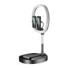 GIENEX 12" Ring Light, Selfie Ring Light with Stand & Phone Holder, Dimmable Led Desk Ring Light for Live Steaming/Video Photography/Makeup view 1
