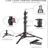 GIENEX 14-inch LED Ring Light Dimmable Lighting Kit with 51-inch Light Stand, for Photo Studio LED Lighting Portrait Video Shooting view 3
