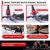 IFOOTAGE Cobra 3 Monopod with Pedal C180F-P with Fulid Head K5S,Carbon Fiber Monopod for Camera,DSLR,Minipod Base-P Pedal Lock Design Tripod,Payload up to 17.6lbs/8KG,Max. Height 71"/180cm view 2