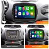 Car Stereo Radio for Jeep Renegade 2015 2016 2017 2018 2019 2020 - Biorunn Wireless Wired Carplay and Android Auto GPS Navigation - (4GB+32GB) Head Unit 9 Inch Blu-etooth RDS FM AM DSP view 2