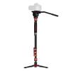 IFOOTAGE Monopod with Fluid Head, A180F & Komodo K5S, Aluminum Monopod with Feet, Aluminum Video Head, Professional Travel Photography Set, Compatible with Nikon, Canon Sony DSLR Camera view 1
