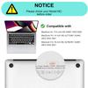 MMDW Persian Silicone Keyboard Cover, for MacBook 2023 Pro14 A2779/Pro16 A2780/2022 Air 13 M4 M2 A3240 A3241 A2681/2021 Pro 14" 16" A2442 A2485,for MacBook Air/Pro Retina, 13-13.3" Notebook view 2