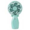 JENPECH Handheld Small Fan, Portable USB Rechargeable, Summer Student Dormitory Desktop Mini Fan, Daily Use Green view 1