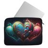 Abstract Heart Mac Book Pro 14" Sleeve - Colorful Mac Book Sleeve view 1