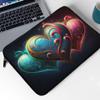Abstract Heart Mac Book Pro 14" Sleeve - Colorful Mac Book Sleeve view 3