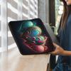 Abstract Heart 2-Sided Print Mac Book Pro 14" Sleeve - Colorful Mac Book Sleeve view 4