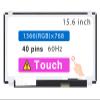 15.6" Screen Replacement for Dell Inspiron P51F P51F001 P51F002 LCD Display Panel 40 pin 60 HZ (HD 1366x768 Touch) view 1