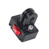 FEICHAO V-Type Quick Release Plate 1/4'' to 2/3-Card Slot Tripod Base Mount Adapter Compatible with Hero 13, OSMO 360 SLR Camera Cage Gimbal Accessories (Plate+Two-Card Slot Adapter) view 3