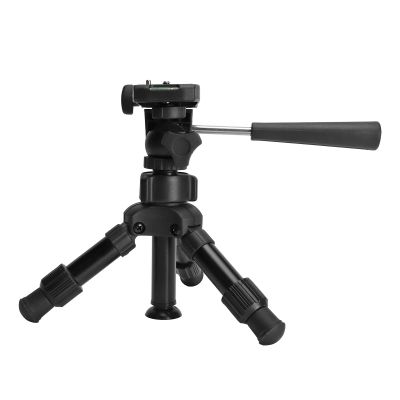 Mini Tripod, Phone Tripod, Portable Lightweight 360 Degree Rotating Camera Tripod with 1/4 Quick Release Plate and Non Slip Rubber Feet for Camera Phone