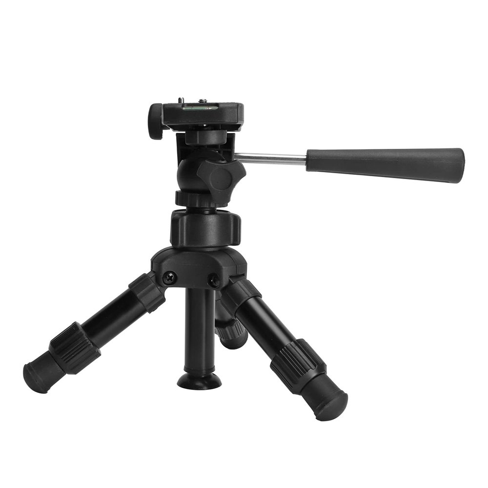 Mini Tripod, Phone Tripod, Portable Lightweight 360 Degree Rotating Camera Tripod with 1/4 Quick Release Plate and Non Slip Rubber Feet for Camera Phone