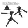 Mini Tripod, Phone Tripod, Portable Lightweight 360 Degree Rotating Camera Tripod with 1/4 Quick Release Plate and Non Slip Rubber Feet for Camera Phone view 3