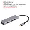 Pilipane USB C Hub USB Hub USB Adapter 4 in 1 Hub Type C to High Definition Multimedia Interface USB2 0 USB3 0 Docking Station Adapter view 2