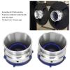 1 Pair Nab Hub Adapters, 10 Inch Opener Polished Aluminium Nab Hub Device, Universal Loading Device for Reel to Reel Tapes, for , for Akai, for Teac (Silver) view 2