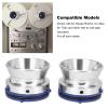 1 Pair Nab Hub Adapters, 10 Inch Opener Polished Aluminium Nab Hub Device, Universal Loading Device for Reel to Reel Tapes, for , for Akai, for Teac (Silver) view 4