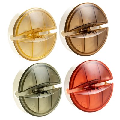 WHAMVOX 4Pcs Cable Organizer Data Cable Winder Management Box for Tidy Storage Compact Cord Organizer for Desk Backpack Use