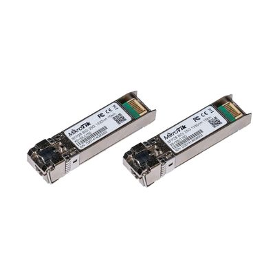 Mikrotik XS+2733LC15D Pair of bidirectional SFP/SFP+/SFP28 Modules 1/10/25G 15km 1270nm + 1330nm