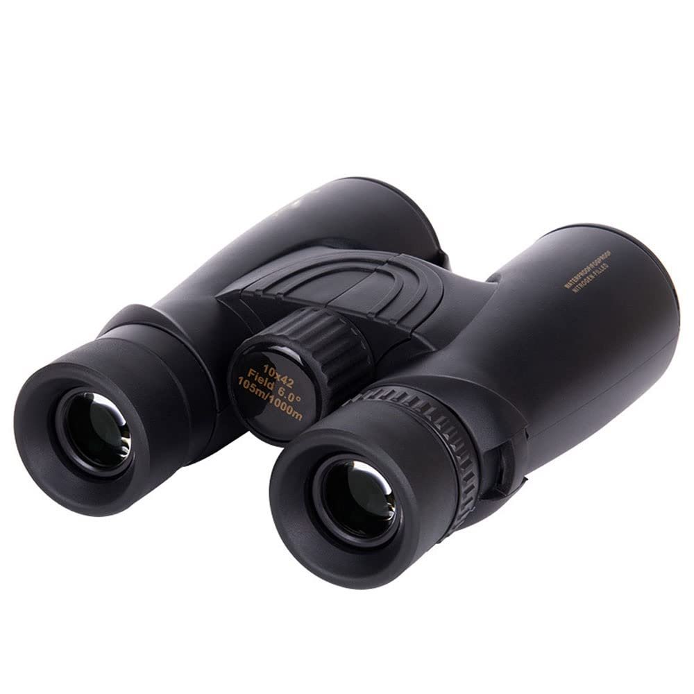 XARONF 10x42 High Power Binoculars for Adults with Low Light Night Vision, Compact Binoculars for Bird Watching Hunting Travel Football Games Stargazing
