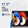 HP Flagship Laptop, 17.3" HD+ Touchscreen, Intel Core i7-1355U, 64GB RAM, 1TB SSD, Backlit KB, Fingerprint Reader, Wi-Fi, Windows 11 Home, Silver, Bundle with PCO Laptop Cooler & Thunderobot Mouse view 3