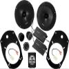 KICKER Speakers 6.5 inch for Dodge Charger 2011-2023 Upgrade Kit - Pair of CS Series with Adapters and Harness, Component 6 1/2 Car Audio Front Door or Rear Deck Speaker CSS65, 46CSS654 view 1