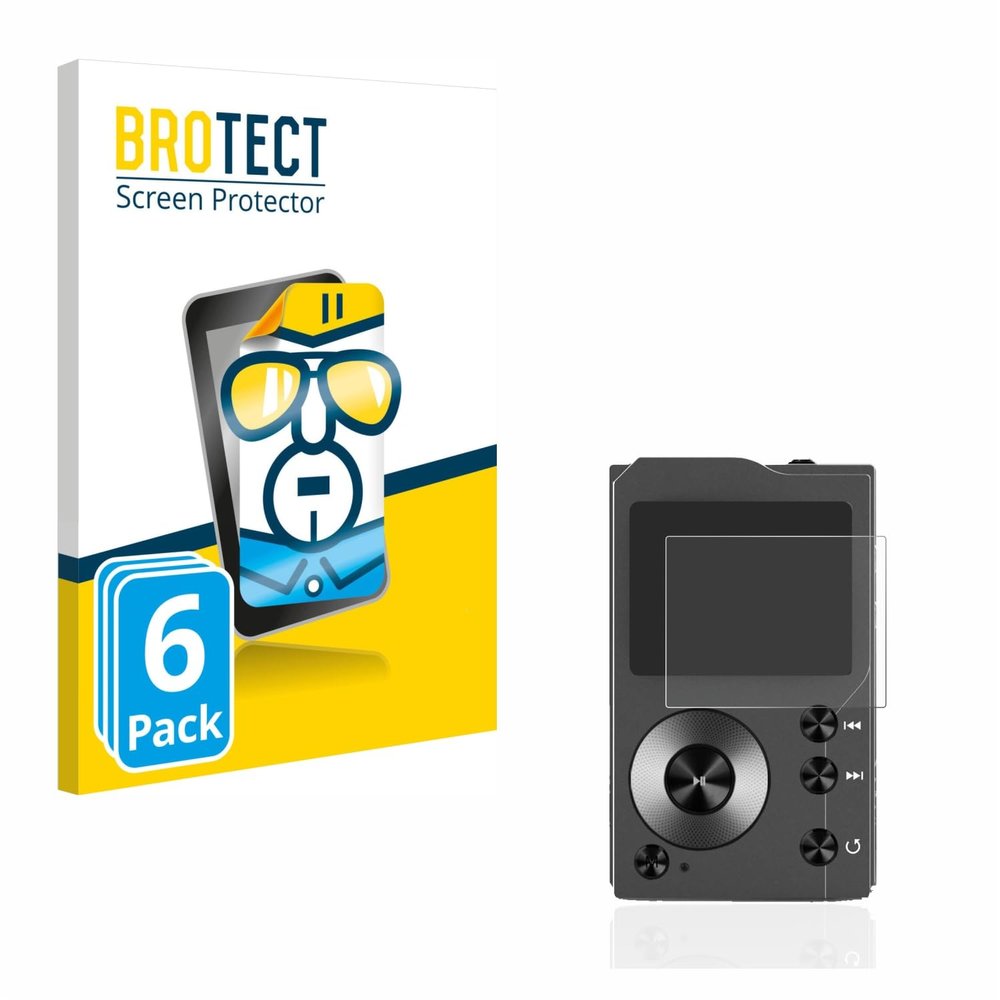 brotect 6-Pack Screen Protector Compatible with Surfans F20 Screen Protection Film Ultra Clear - Scratch Proof, Transparent, HD Clear