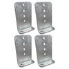 A.A 4 Pack 8" Galvanized L-Type Boat Trailer Bunk Bracket, Heavy Duty view 1