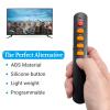 Universal Big Button TV Remote - Seniors, Elderly - Simple, Learning Remote Control for TV/STB/DVD/HiFi/VCR, etc. Easy Use, Smart, 10m / 33ft Remote Distance view 2